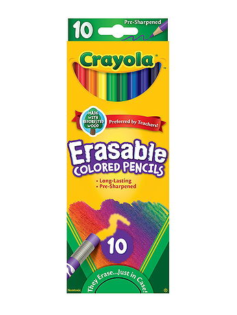 Crayola - Erasable Colored Pencils - Set of 10