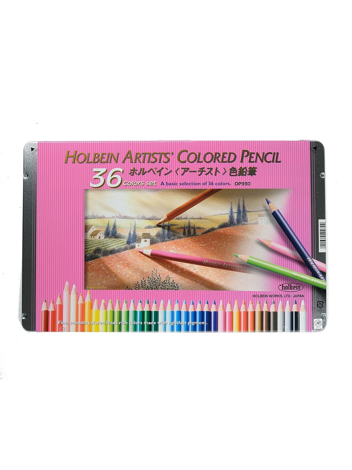 Holbein OP902 - Colored Pencil - 12 Design Tone Color Set