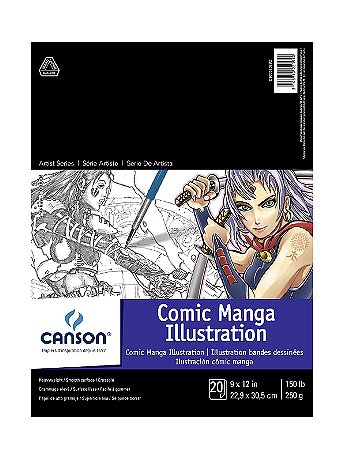 Canson - Fanboy Comic and Manga Drawing Pad - 9 in. x 12 in.