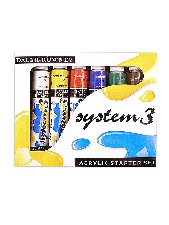 Daler-Rowney - System3 Acrylic Paint Sets - Starter Set
