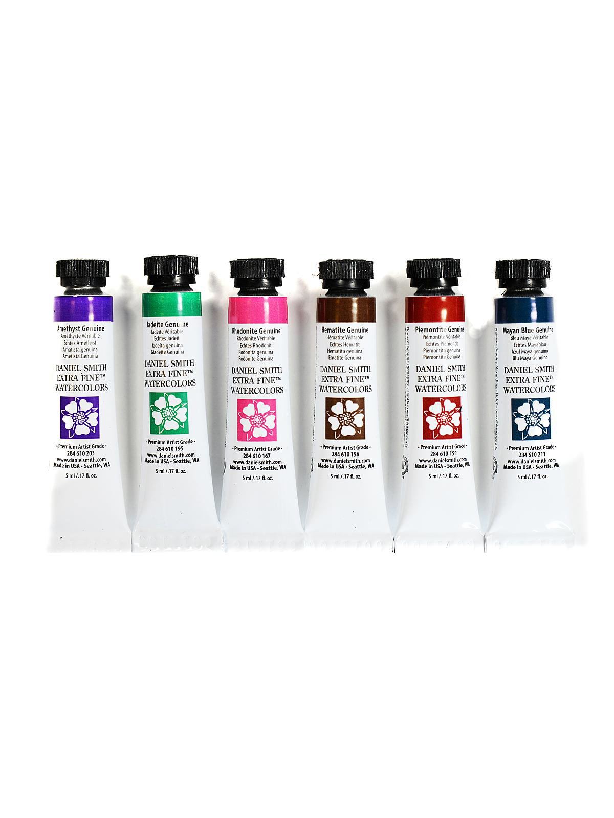 DANIEL SMITH 285610005 Extra Fine Essentials Introductory Watercolor, 6  Tubes, 5ml