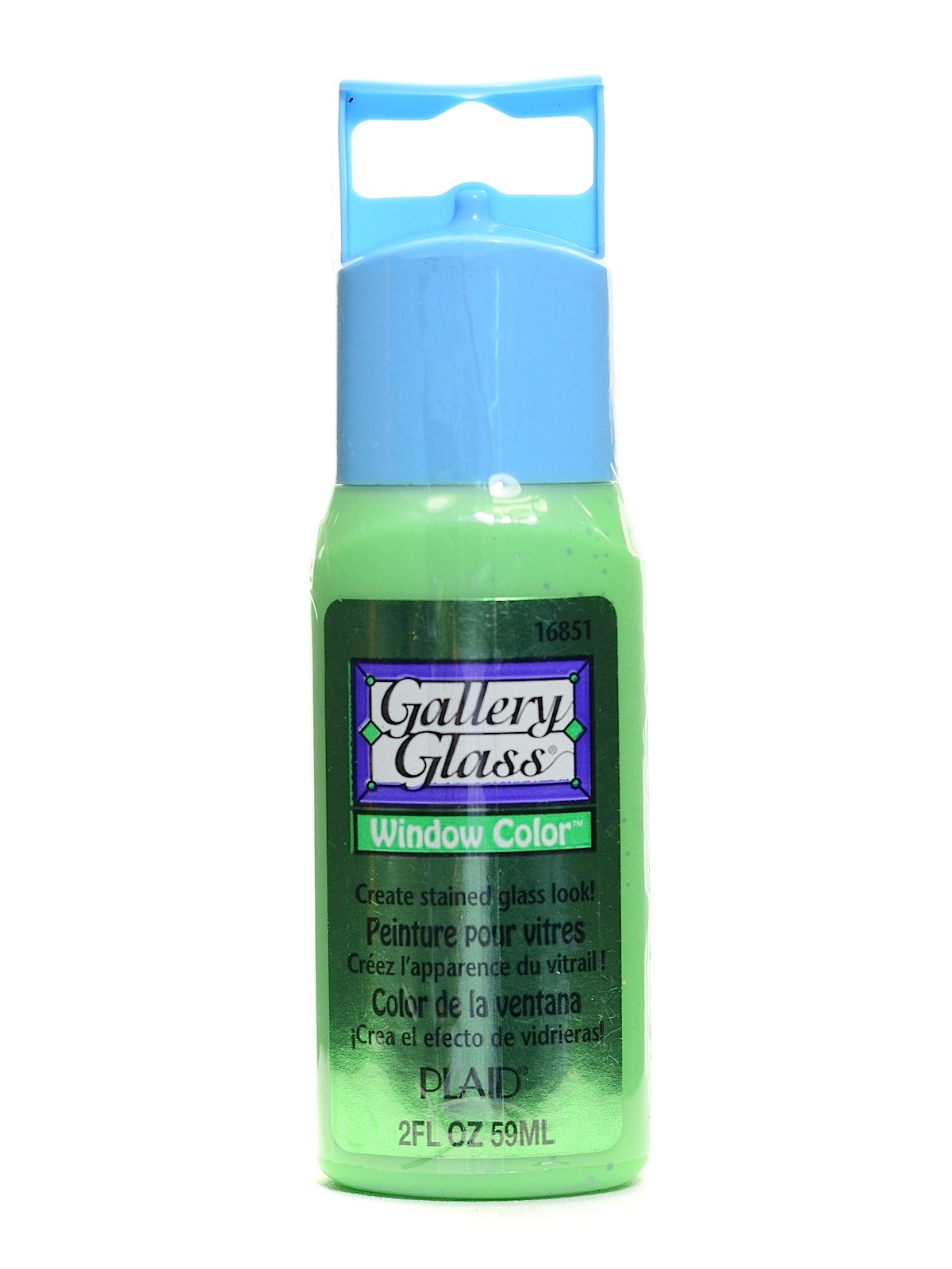 Plaid Gallery Glass Paint 2oz, Hologram Shimmer