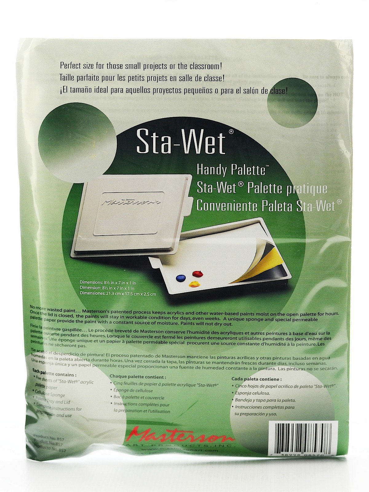 Masterson Sta-Wet® Handy Palette - New Wave Art