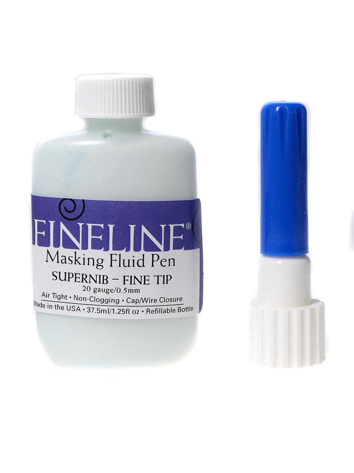 2 X's - Fineline Masking Fluid Pen 20 Gauge W/Masking Fluid, 1.25