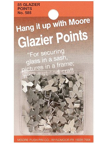 Moore - #7 Glazier Points - Pack of 85