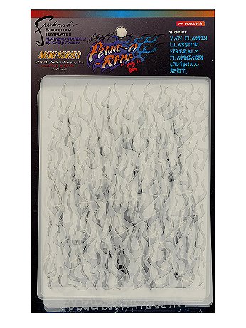 Artool - Flame-O-Rama 2 Mini Series Airbrush Templates - Set of 6