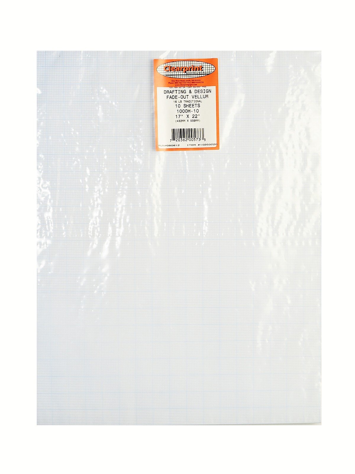 Clearprint 24 x 36 Unprinted Vellum 100-Sheet Pack
