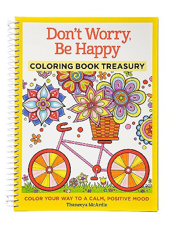 Design Originals - Coloring Book Treasury - Don't Worry, Be Happy