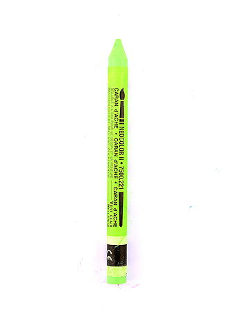 Caran d'Ache - Neocolor II Aquarelle Water Soluble Wax Pastels - Light Green