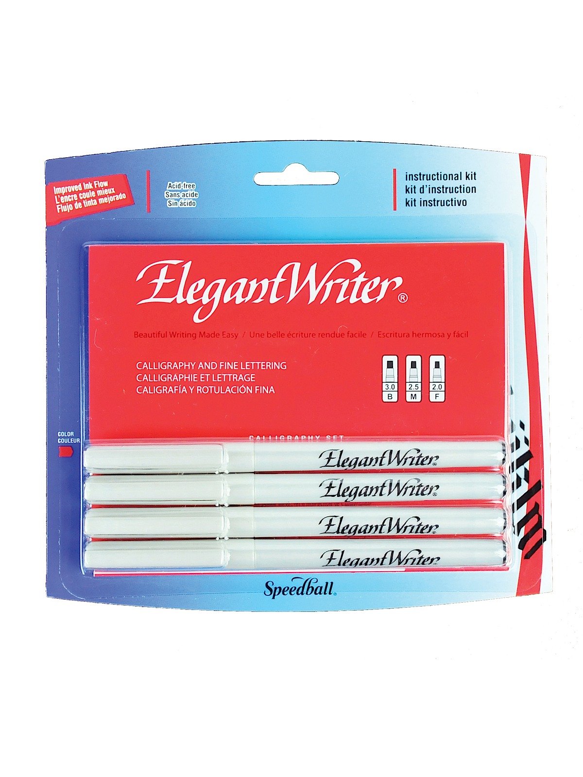 Speedball Elegant Writer Calligraphy Dual-Tipped 12-Marker Set