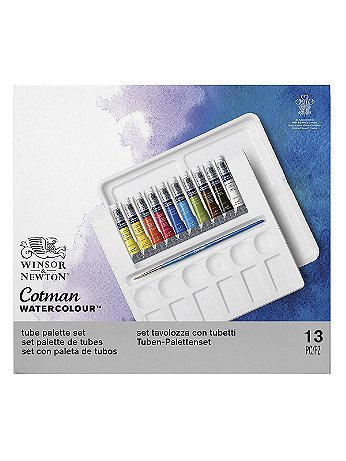 Winsor & Newton - Cotman Water Colour Palette Set - Set of 10