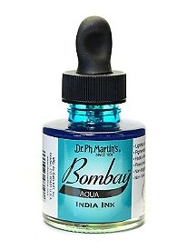 Dr. Ph. Martin's Bombay India Ink - Blue, 1 oz.