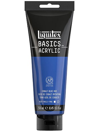 Liquitex - Basics Acrylics Colors - Cobalt Blue Hue, 8.5 oz., Tube