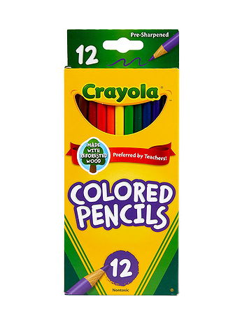 Crayola - Colored Pencils - Box of 12, Standard Colors