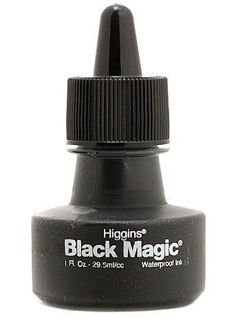 Higgins - Black Magic Waterproof Ink - 1 oz.
