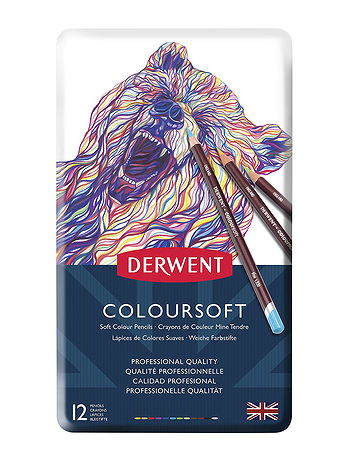 Derwent - Coloursoft Pencil sets - Set of 12