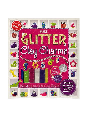 Klutz - Make Glitter Clay Charms - Each