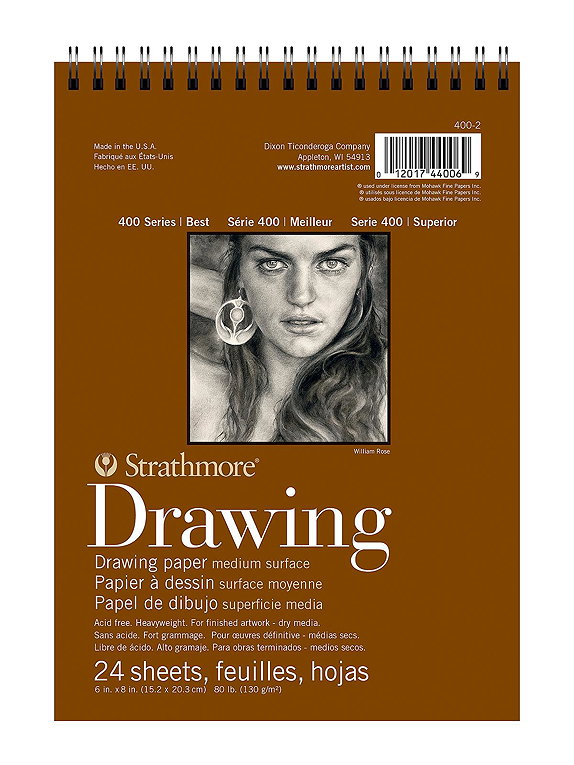 Strathmore 400 Series Heavyweight Drawing Pad - 9 x 12
