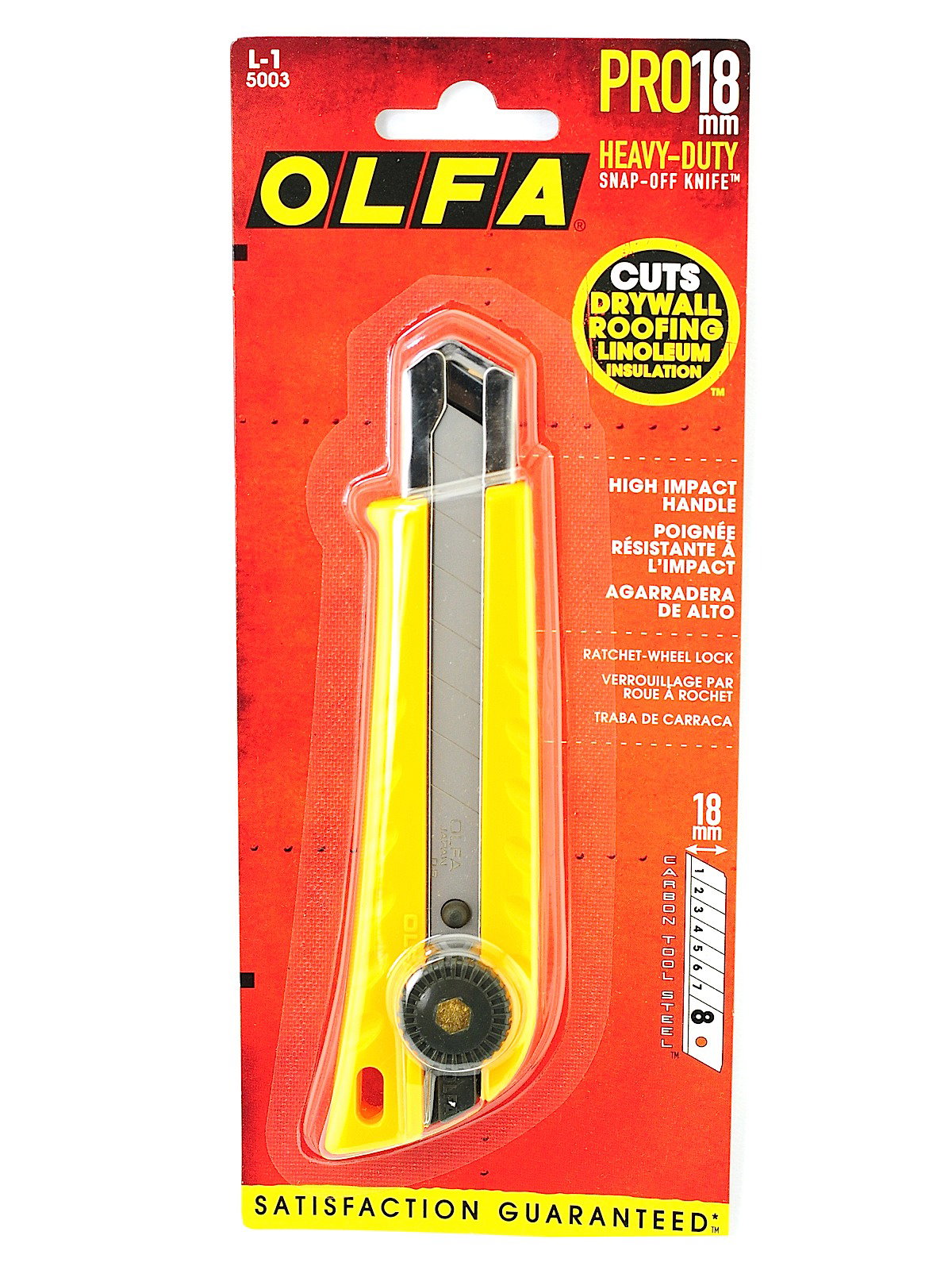 Olfa Utility knife with Ratchet Wheel - 18mm