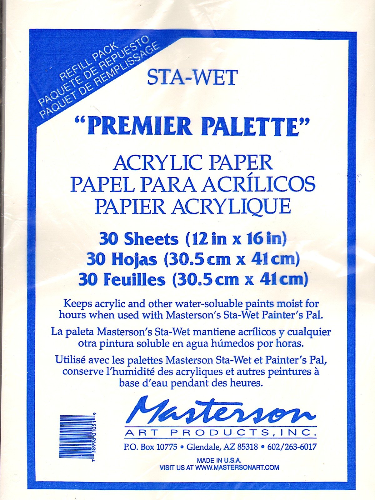 Sta-Wet Handy Palette (Masterson)
