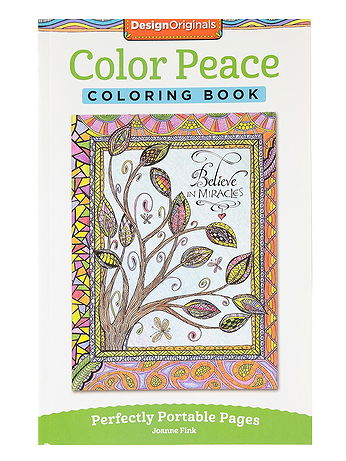 Design Originals - Small Coloring Books - Color Peace, 5619