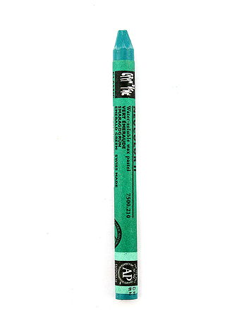 Caran d'Ache - Neocolor II Aquarelle Water Soluble Wax Pastels - Emerald Green