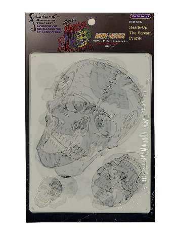 Artool - Horror of Skullmaster Mini Series Airbrush Templates - Set of 3