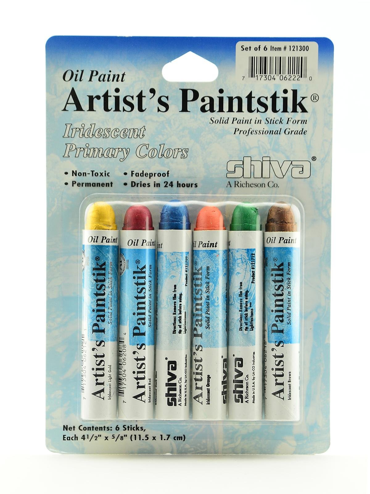 NEW Shiva Artists Oil Paint Sticks for Fabric Paper Wood Metal Plastic  Paintstik