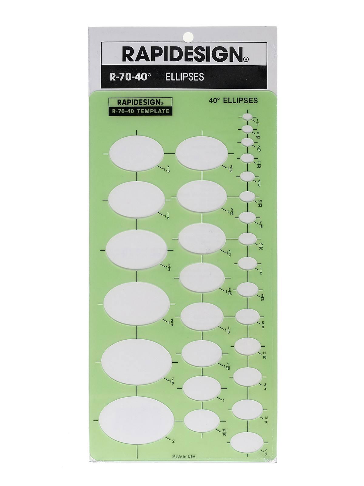 Individual Ellipse Series 40 Degrees