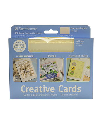 Strathmore - Creative Cards - Full Size, Pack of 10, Ivory