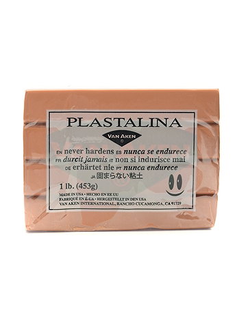 Van Aken - Plastalina Modeling Clay - Flesh, 1 lb. Bar