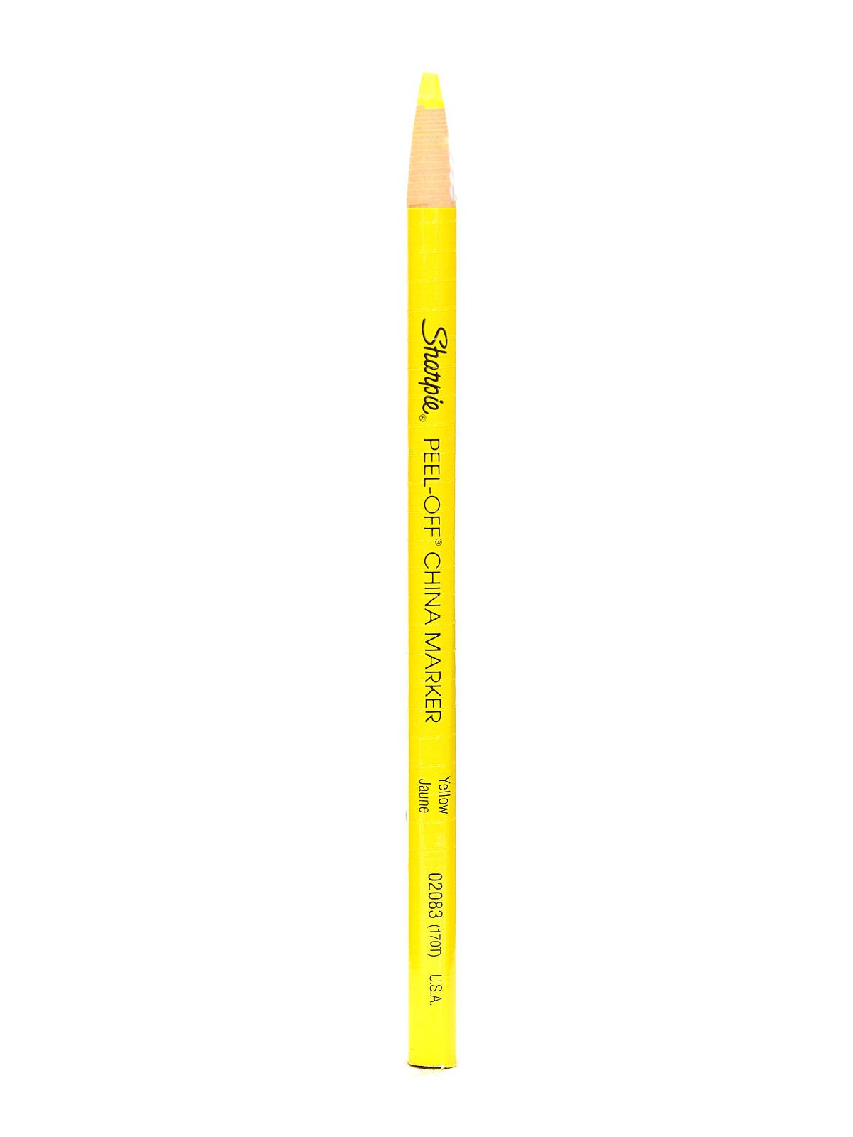 YELLOW CHINA markers peel-off grease pencils (12 count) $11.99