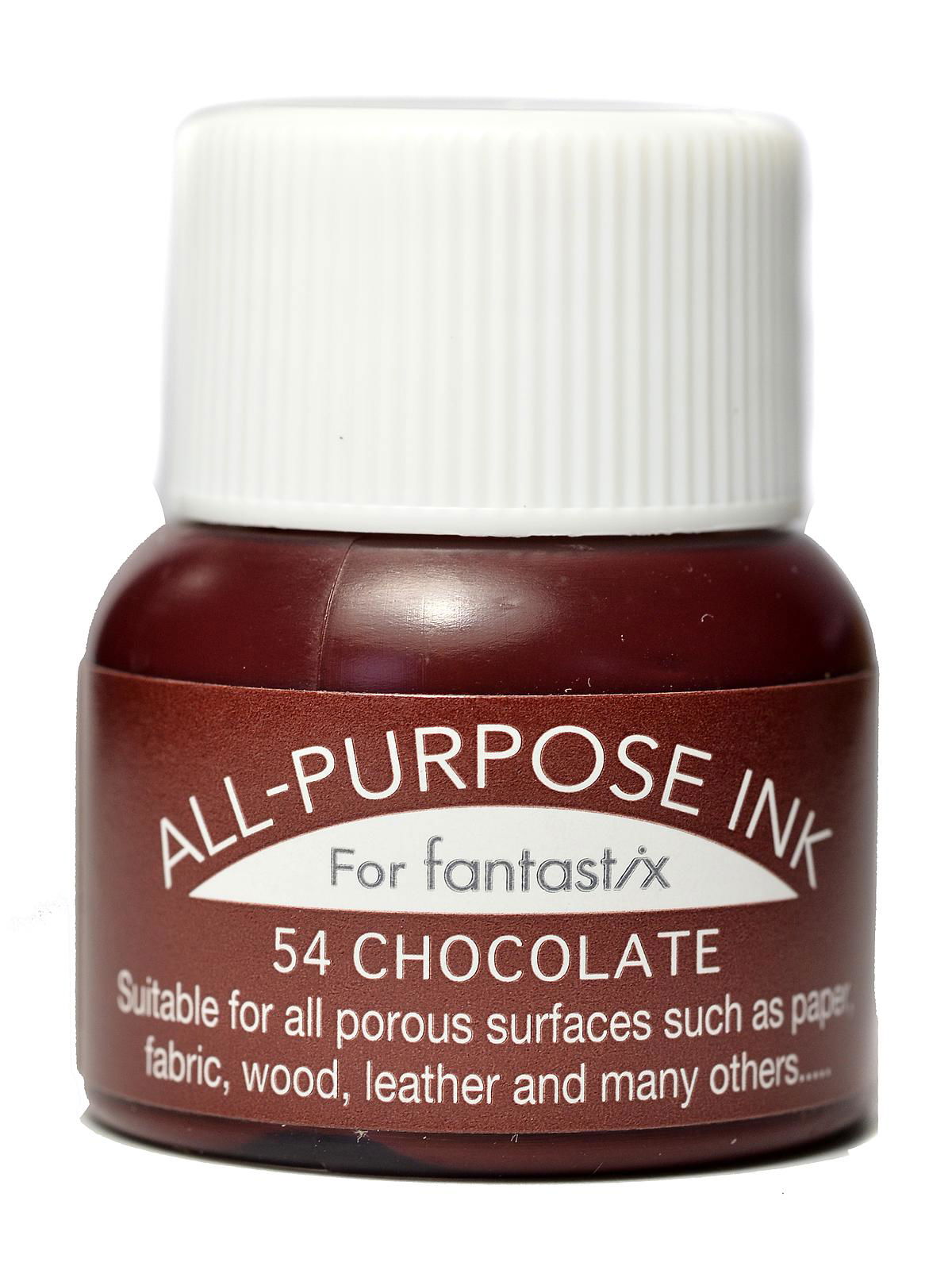 Tsukineko All Purpose Ink 0.5 oz. Bottle Chocolate