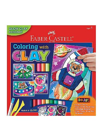 Faber-Castell - Do Art Coloring with Clay Space Pets - Kit