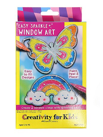 Creativity For Kids - Easy Sparkle Window Art Mini Kit - Each