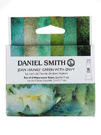 Daniel Smith - Jean Haines' Green With Envy 5ml Watercolor Set - Green With Envy Set