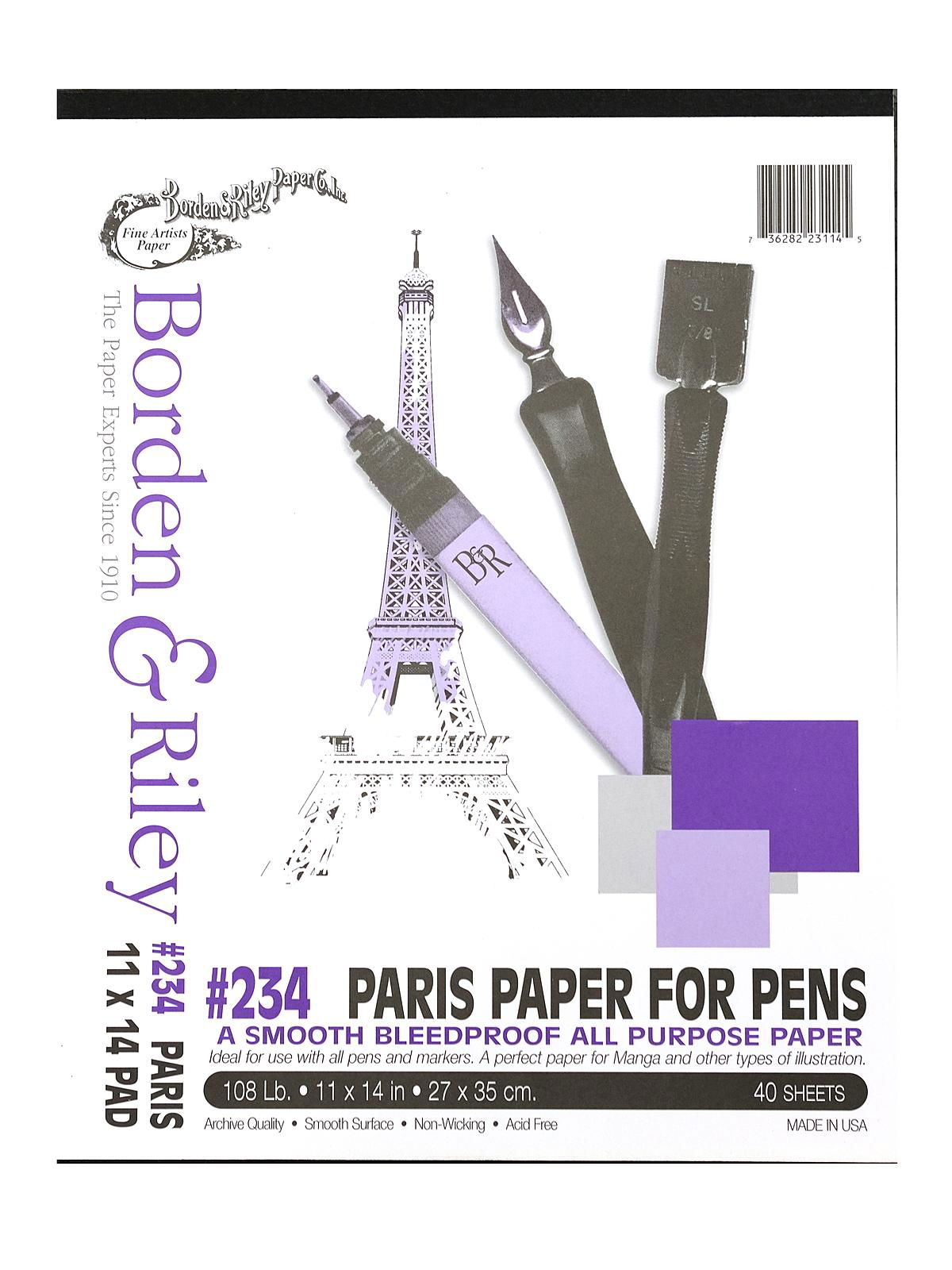 Paris Paper for Pens Sketch Book