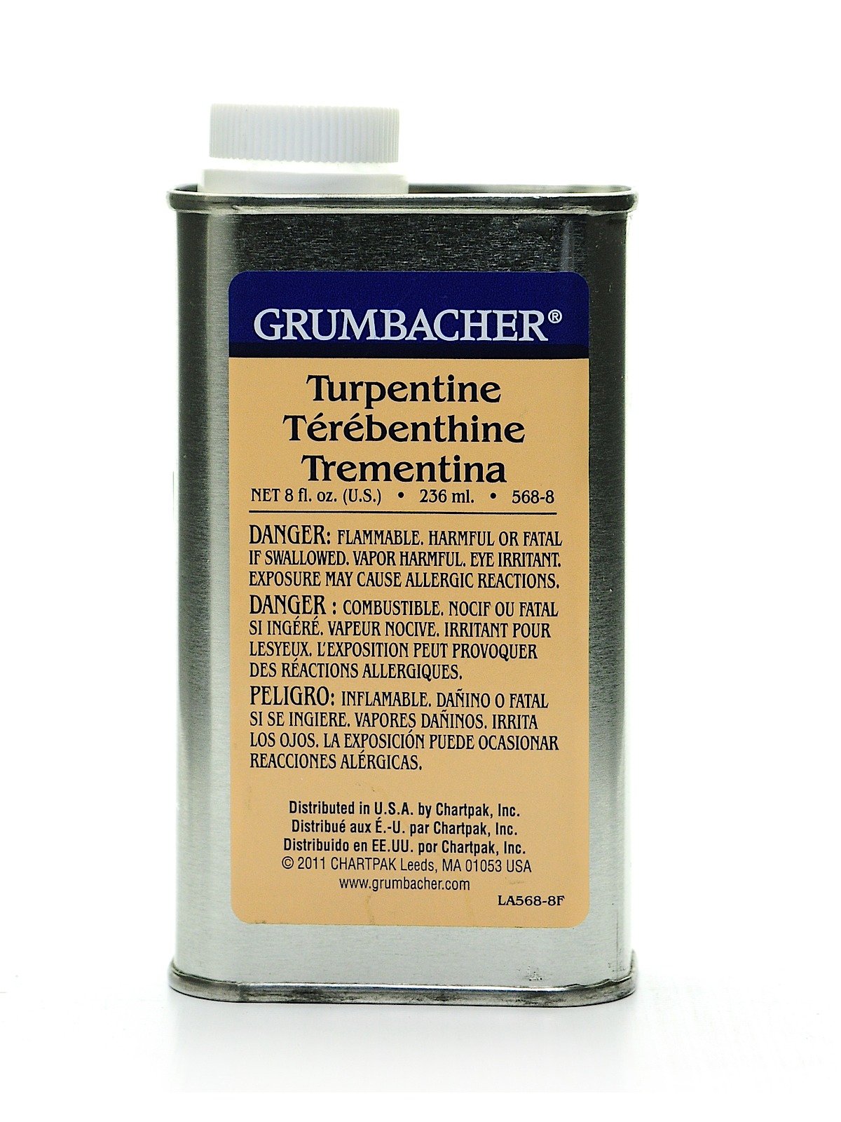 Grumbacher Turpentine, 2 oz.