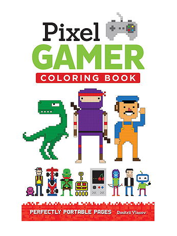 Design Originals - Small Coloring Books - Pixel Gamer, 5577