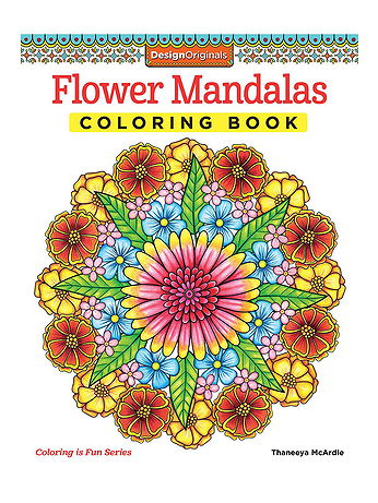 Design Originals - Coloring Activity Books - Flower Mandalas