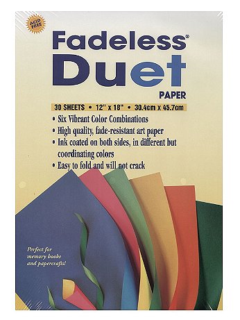 Bemiss Jason - Fadeless Duet Paper - 30 Sheets