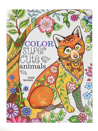 North Light - Adult Coloring Books - Color Super Cute Animals