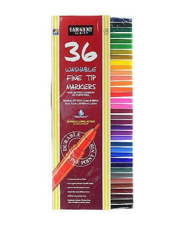 Sargent Art - Washable Felt Tip Marker Sets - Set of 36