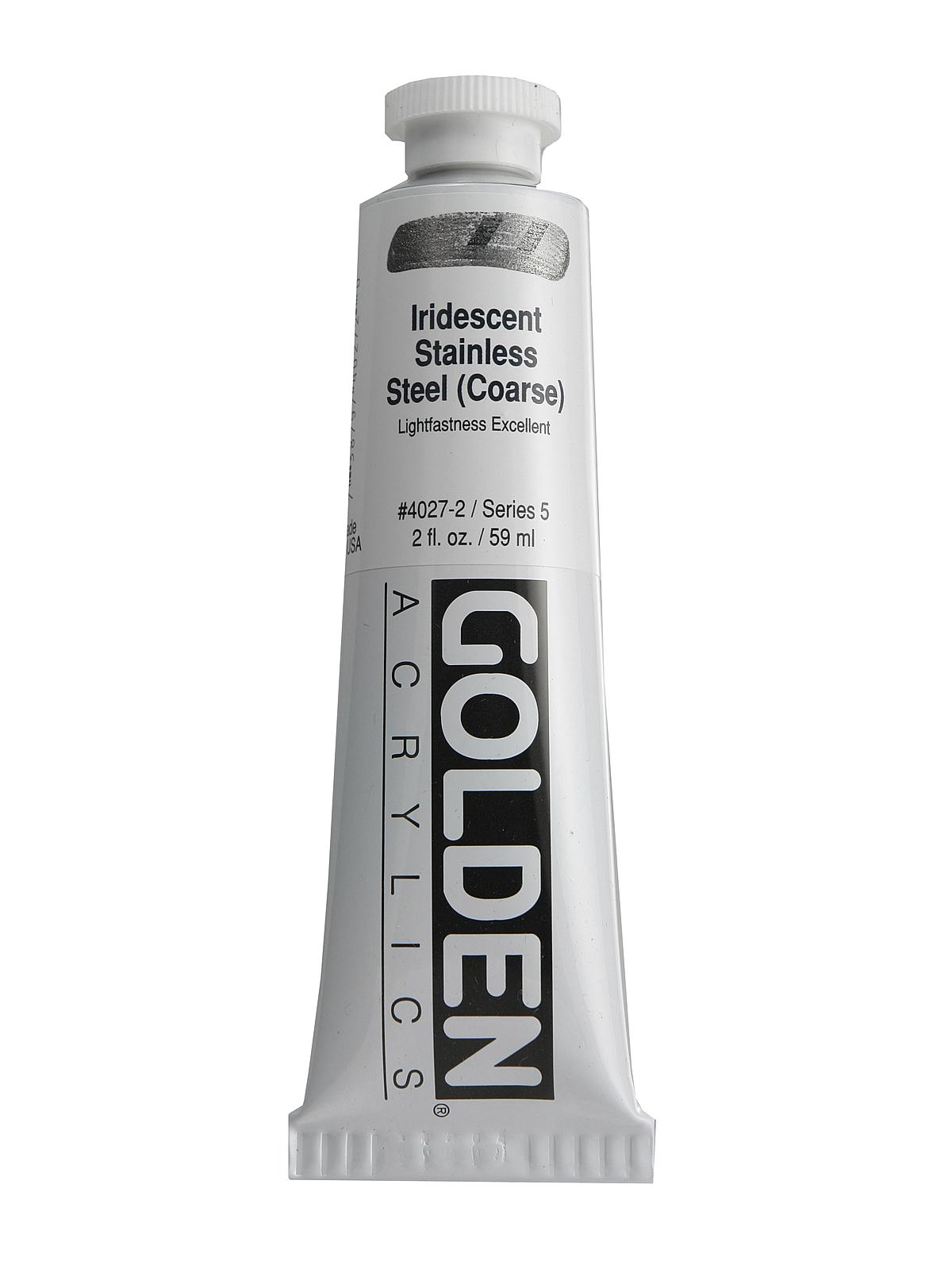 5 high quality Golden iridescent Heavy Body Acrylic Paints NEW