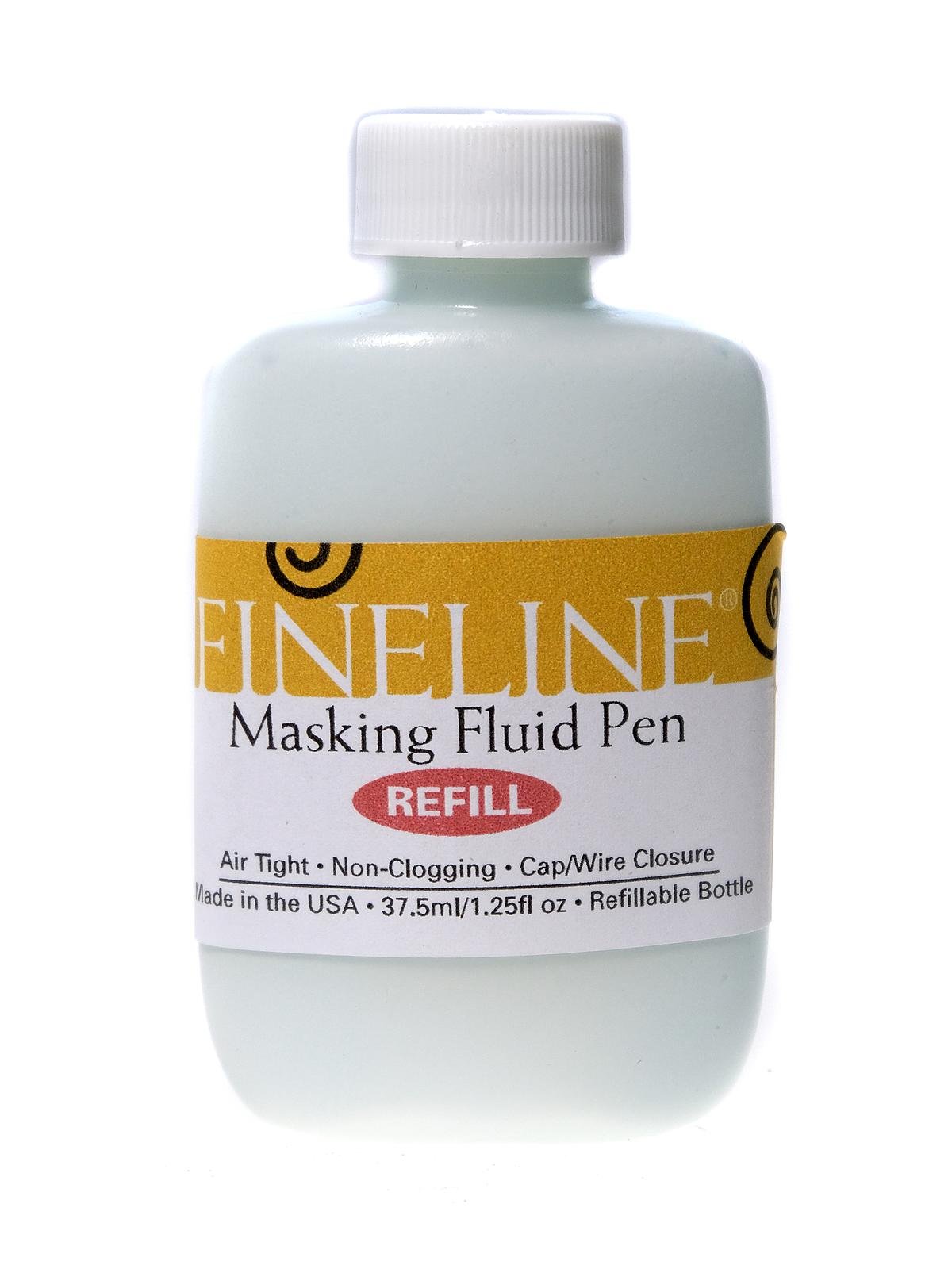 2 X's - Fineline Masking Fluid Pen 20 Gauge W/Masking Fluid, 1.25
