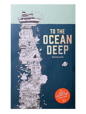 Laurence King - To the Ocean Deep: The Longest Coloring Book in the World - Each