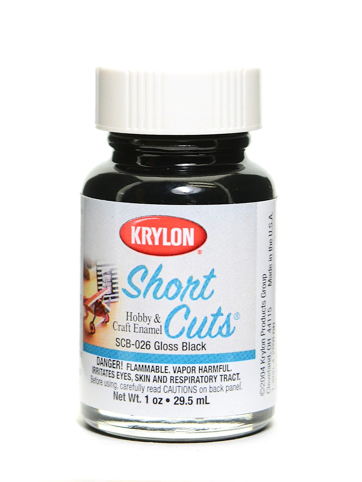Krylon KSCP913 Short Cuts Enamel Paint Pen, Gloss White, .33 Ounce