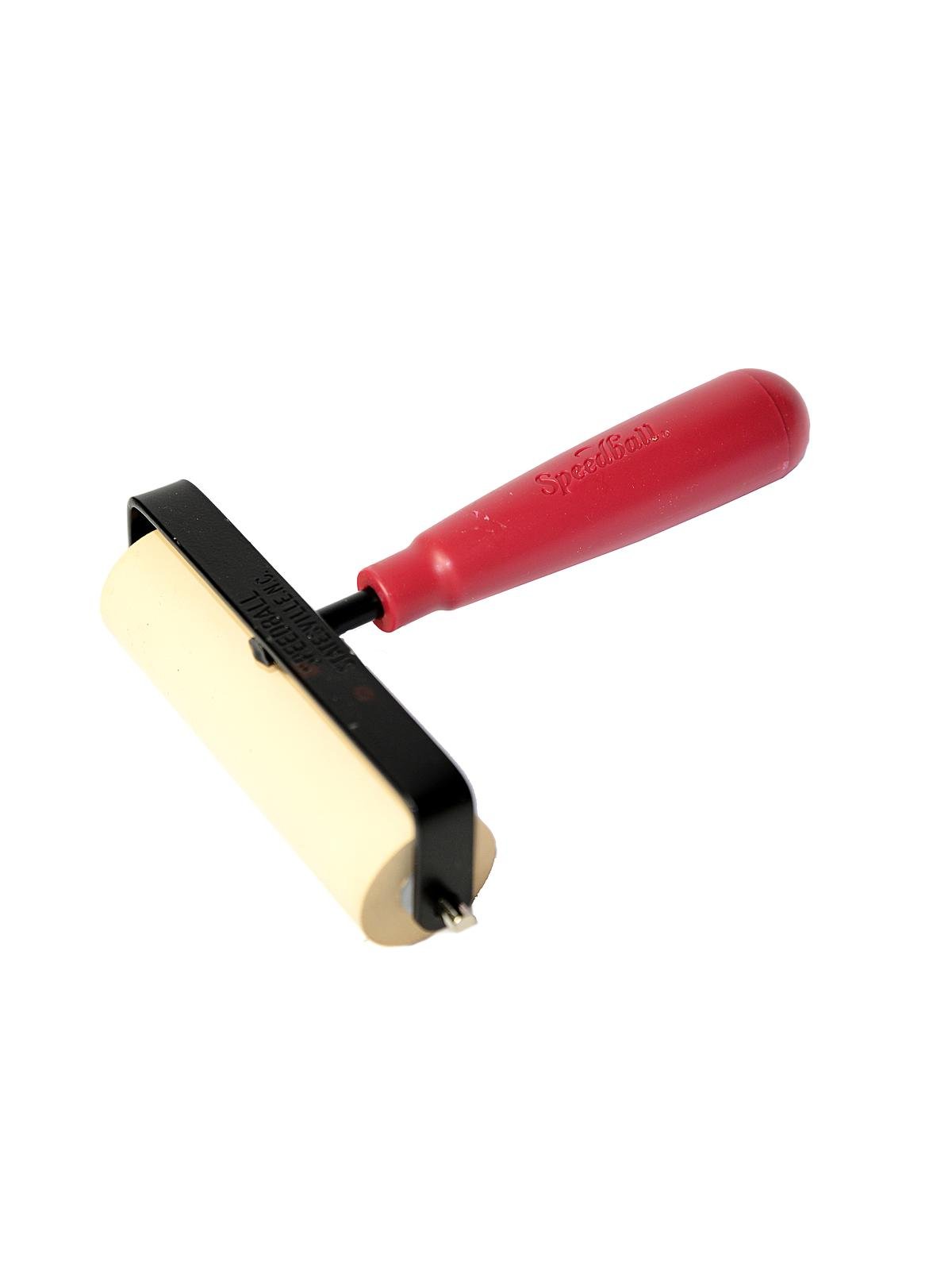 QWORK Soft Rubber Brayer Rollers for Printmaking, Painting, 3