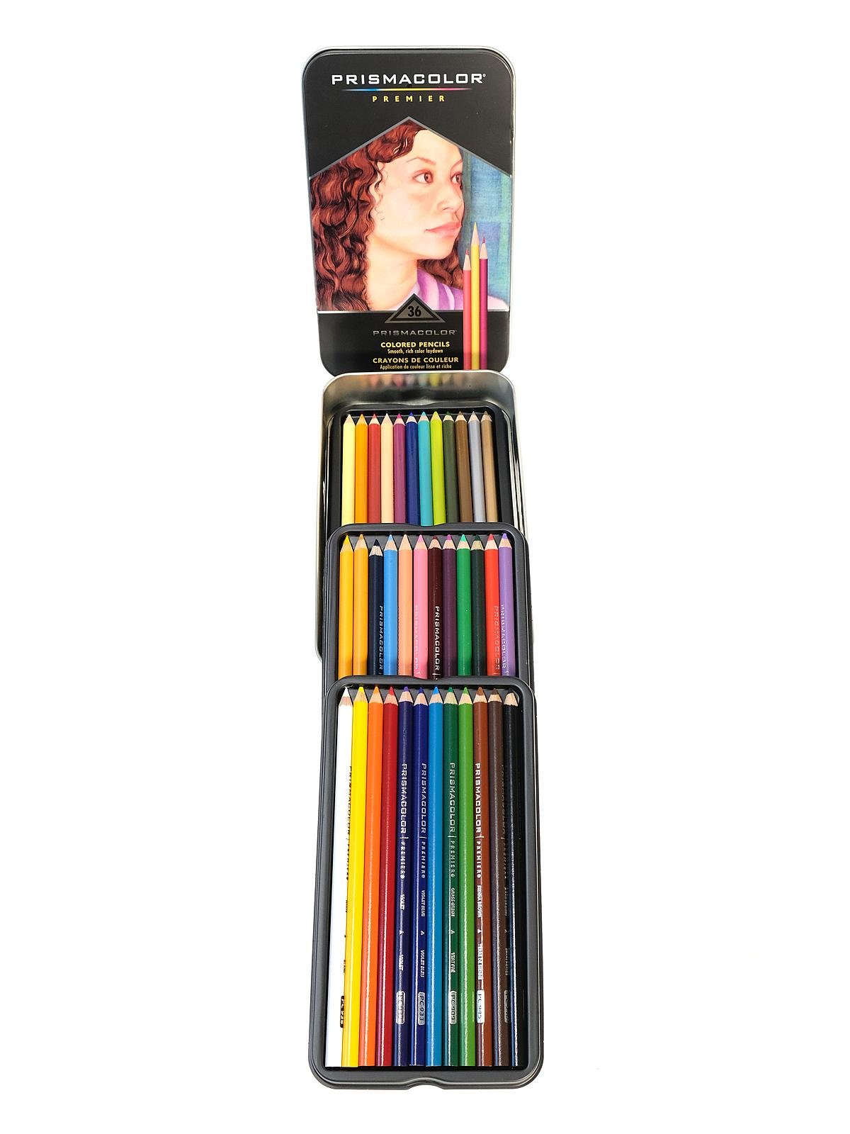 36 Colors Tin Box Set Sanford Prismacolor Premier Soft Core Watercolor  Pencils,School Supplies for Art Painting and Sketching - AliExpress