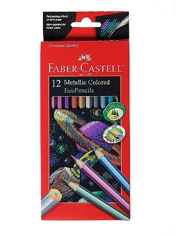 Faber-Castell - Metallic Colored EcoPencils - Set of 12